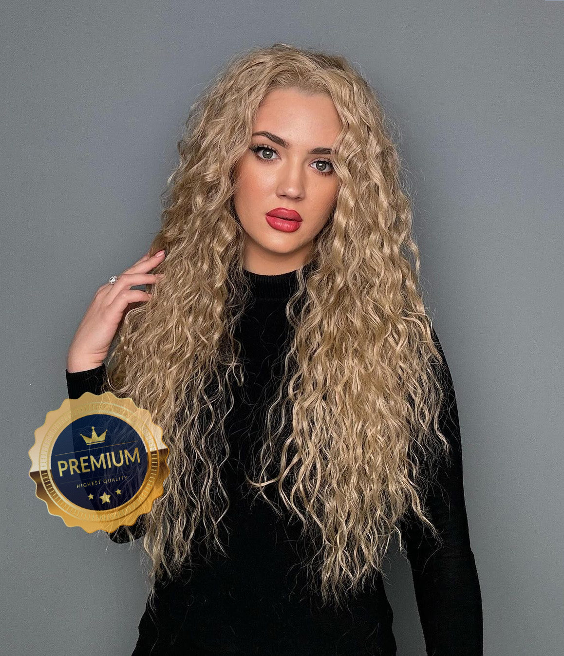 Plava Premium Perika na mrežicu - Pr3 - Shakira