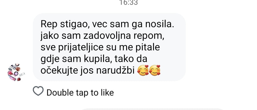 Tamno smedja, sfro, rep na mrežicu, recenzija kupca 